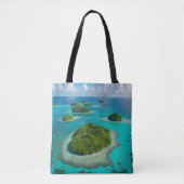 Draag de kust: tropische archipel tote bag (Voorkant)