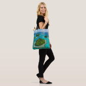 Draag de kust: tropische archipel tote bag (Op model)