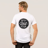 Draag de liefde: vier de beste vader ooit! Tri-Blend shirt (Achterkant volledig)