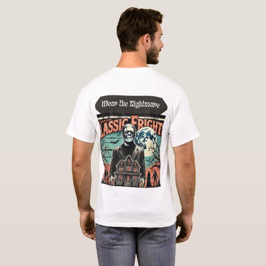 draag de nachtmerrie!" t-shirt (Achterkant volledig)