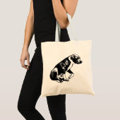 Draag de pauze - Inked Sit Tote Bag (Voorkant (product))