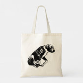 Draag de pauze - Inked Sit Tote Bag (Achterkant)
