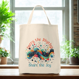 Draag de Ritme Boodschappentas Tote Bag