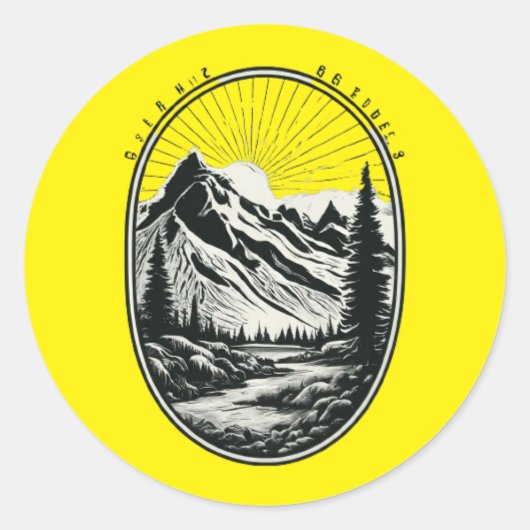 Draag de Seizoenen pen_spark Ronde Sticker (Voorkant)