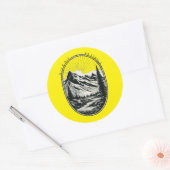Draag de Seizoenen pen_spark Ronde Sticker (Envelop)