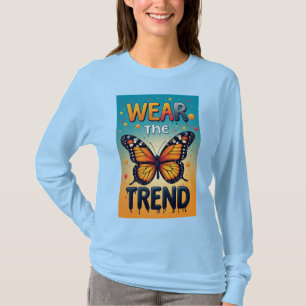Draag de Trend: Kleurrijke Druppelende Typografie T-shirt