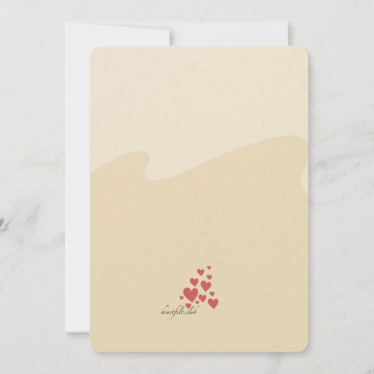 Draag de Uitnodiging van het Baby shower van het (Achterkant)