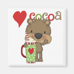 Draag de Vakantie van de Liefde van de Cacao Magneet