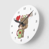 Draag de Vakantie van de Liefde van de Cacao Ronde Klok (Hoek)