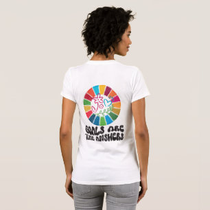 Draag de verandering die u wilt zien Global Goals  T-shirt