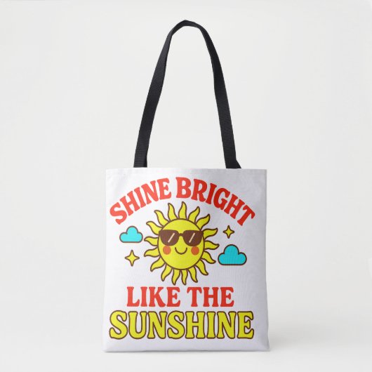 Draag de zon tote bag (Voorkant)