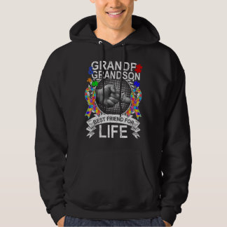 Draag deze opa en opa Best Friend Autisme Hoodie