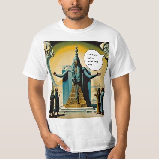 Draag die hoed t-shirt (Voorkant)