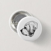 Draag een glimlach, deel een vriend ronde button 3,2 cm (Voorkant /achterkant)