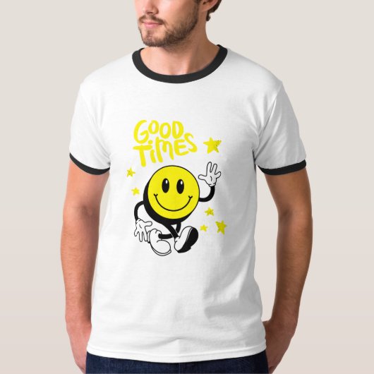 "Draag een glimlach: het feel-good T-shirt (Voorkant)