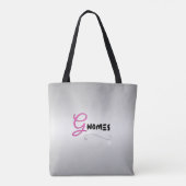 Draag een kleine Whimsy in deze Schattige Gnome Tote Bag (Achterkant)