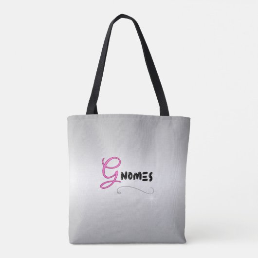 Draag een kleine Whimsy in deze Schattige Gnome Tote Bag (Achterkant)