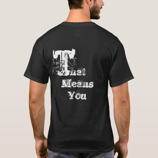 DRAAG EEN MASK T-SHIRT (Achterkant)