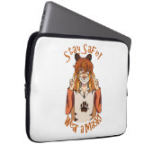Draag een Masker! Laptop Sleeve (Voorkant Rechts)