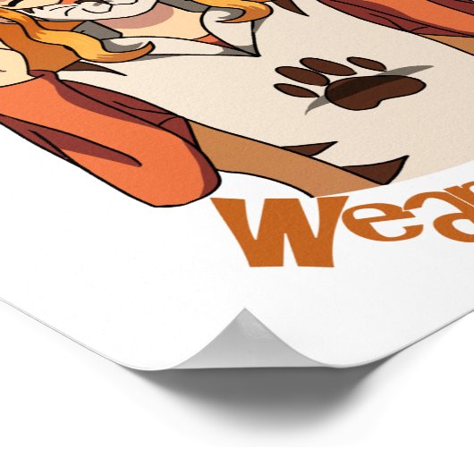 Draag een Masker!Poster Poster (Hoek)