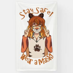 Draag een Masker! Spandoek