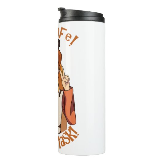 Draag een Masker! Thermosbeker (Geroteerd rechts)