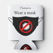 Draag een Masker Thunder_Cove Blikjeskoeler (Achterkant)