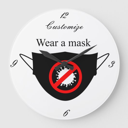 Draag een Masker Thunder_Cove Grote Klok (Voorkant)