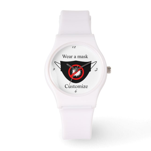 Draag een Masker Thunder_Cove Horloge (Voorkant)