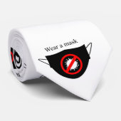 Draag een Masker Thunder_Cove Stropdas (Opgerold)