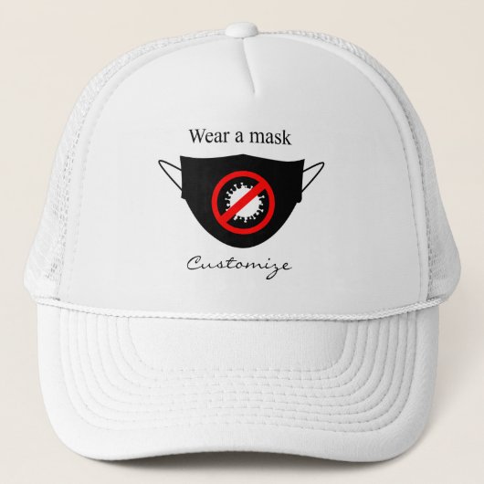 Draag een Masker Thunder_Cove Trucker Pet (Voorkant)