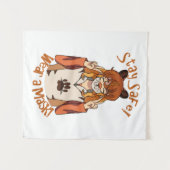 Draag een Masker! Wandkleed (Voorkant (horizontaal))