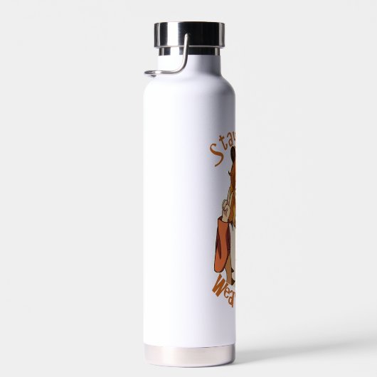 Draag een Masker! Waterfles (Rechts)