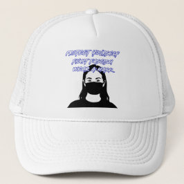 Draag een maskerstijl van graffiti trucker pet