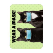 Draag een maskerverkuis in Coronavirus Face-masker Magneet (Verticaal)