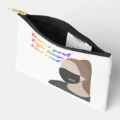 Draag een regenboogmasker etui (Open)