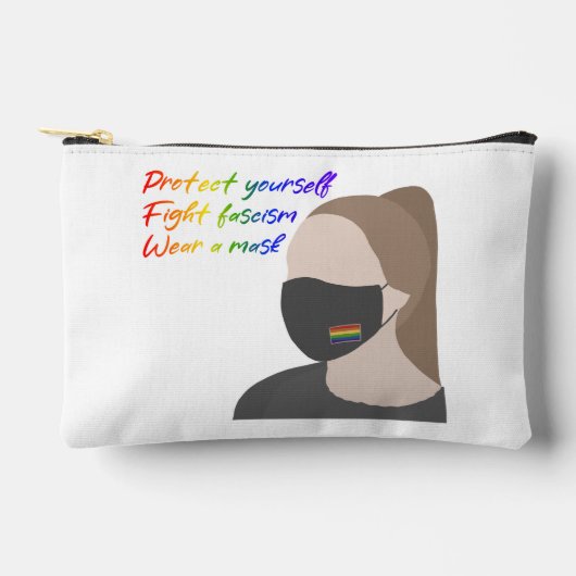 Draag een regenboogmasker etui (Voorkant)