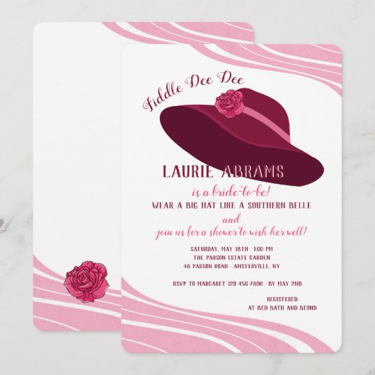 Draag een Uitnodiging van het Pet (Voorkant / Achterkant)