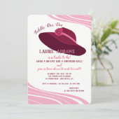 Draag een Uitnodiging van het Pet (Staand voorkant)