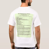 Draag Eetbare Wilde Plant Apparel! T-shirt (Achterkant)