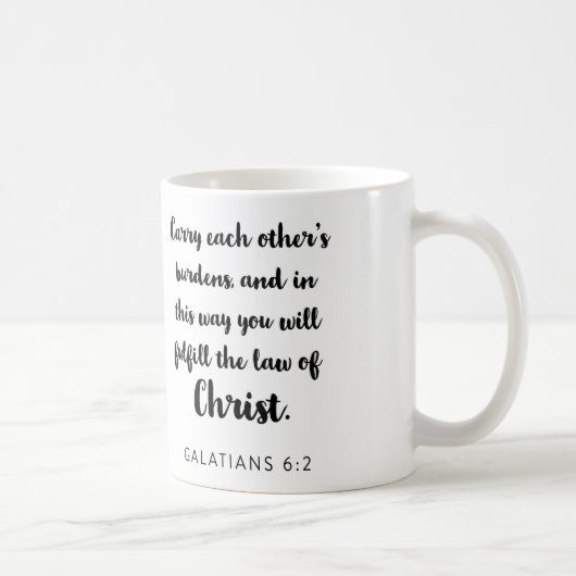 Draag elkaars Burdens Mok (Rechts)