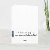 Draag en Klaver op wit Kaart (Achterkant)