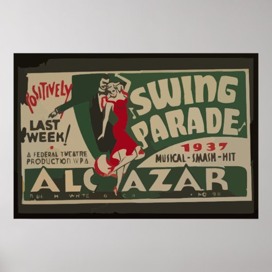 Draag en stijl amusement posters uit het verleden (Voorkant)