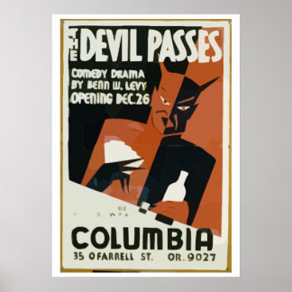 Draag en stijl amusement posters uit het verleden