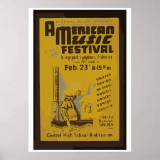 Draag en stijl amusement posters uit het verleden