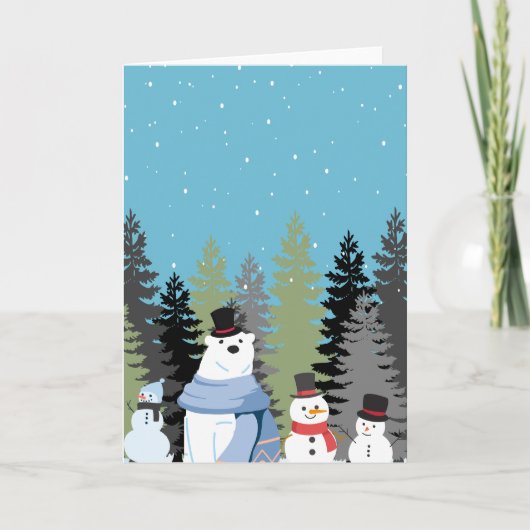 "Draag geen achterdocht", kerstkaart Feestdagen Kaart (Voorkant)