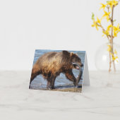 Draag gegaane visserij notecard kaart (Gele Bloem)