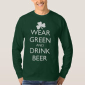 DRAAG GROEN EN DRINK T-SHIRT (Voorkant)