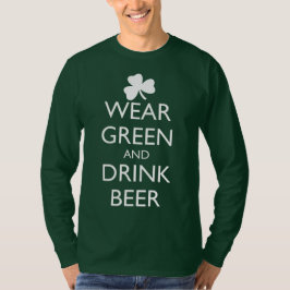 DRAAG GROEN EN DRINK T-SHIRT