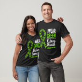 Draag groen ter ondersteuning van de bewustwording t-shirt (Unisex)